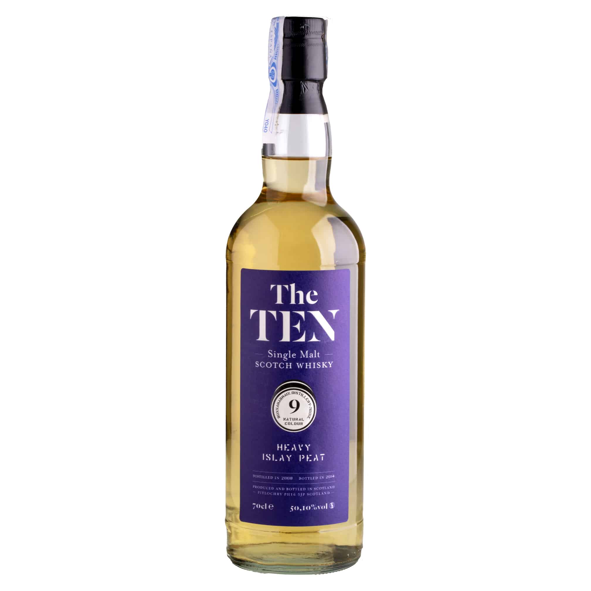 Whisky The Ten #9 Bunnahabhain 6 YO Heavy Islay Peat Single Malt 50,10%