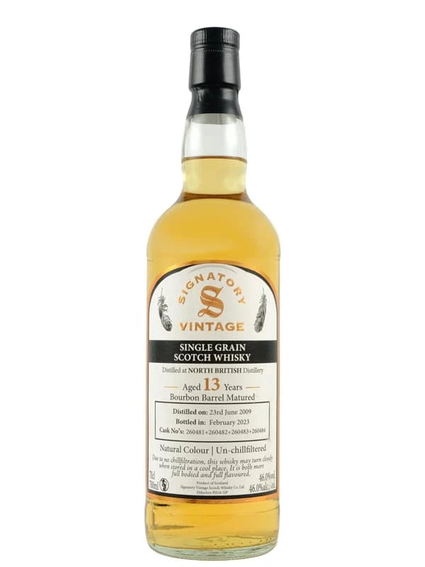 Whisky Signatory North British Single Grain 2009 13 YO 46%