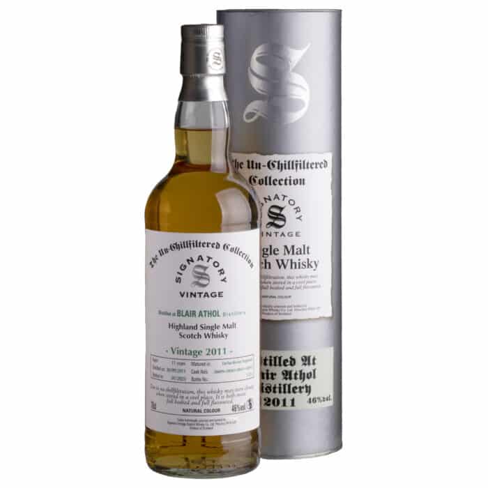 Whisky Signatory Blair Athol 2011 11 YO Un-Chillfiltered Collection Highland Single Malt 46%
