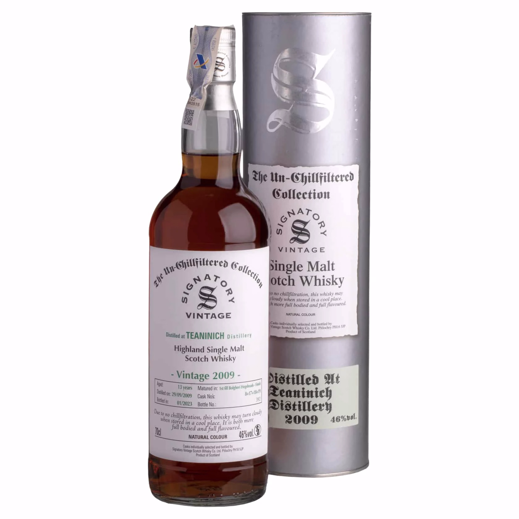 Whisky Signatory Teaninich 2009 13 YO Un-Chillfiltered Bolgheri Hoshead Highland Single Malt 46% 15 Whisky Signatory Teaninich 2009 13 YO Un-Chillfiltered Bolgheri Hoshead Highland Single Malt 46%