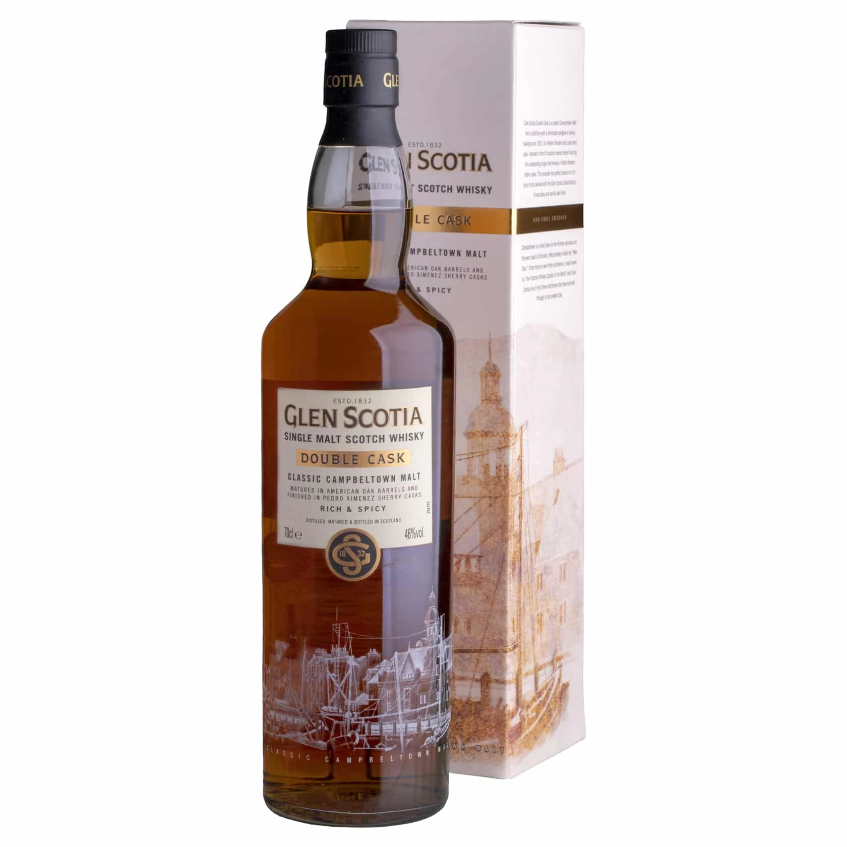Whisky Glen Scotia Double Cask PX & American Oak Campbeltown Single Malt 46%