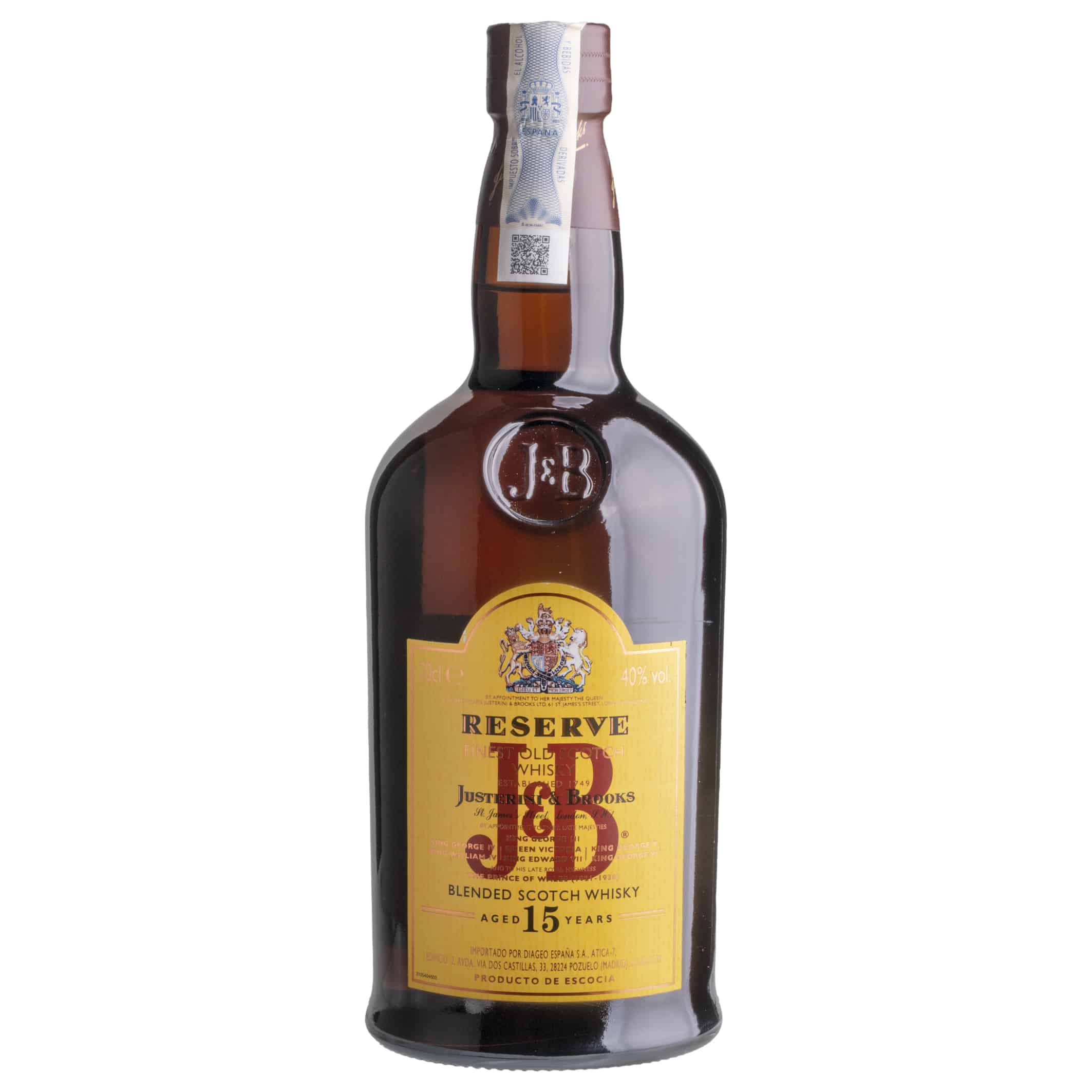 Whisky J & B Reserve Blended Scotch 15 YO 40%