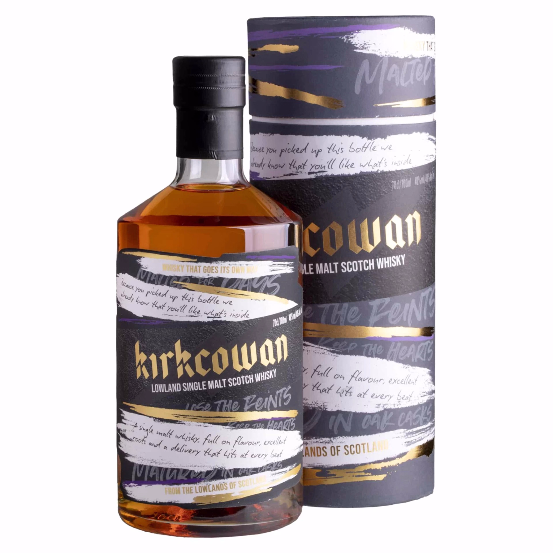 KIRKOWAN Whisky Bladnoch Kirkcowan Lowland Single Malt 40%