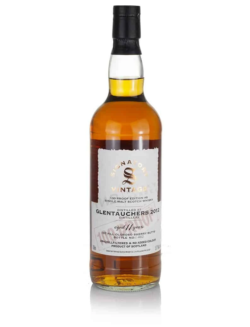 Whisky Glentauchers Signatory 2012 11 YO 100 Proof Ed. #8 Speyside Single Malt 57,1%