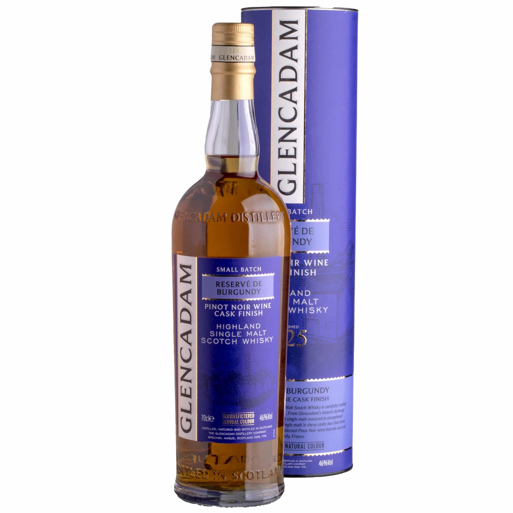 Whisky Glencadam Reservé Burgundy Pinot Noir Wine Cask Finish Highland Single Malt 46%