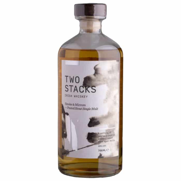 Whiskey Two Stacks Irish Peated Stout Single Malt Smoke & Mirrors 48%