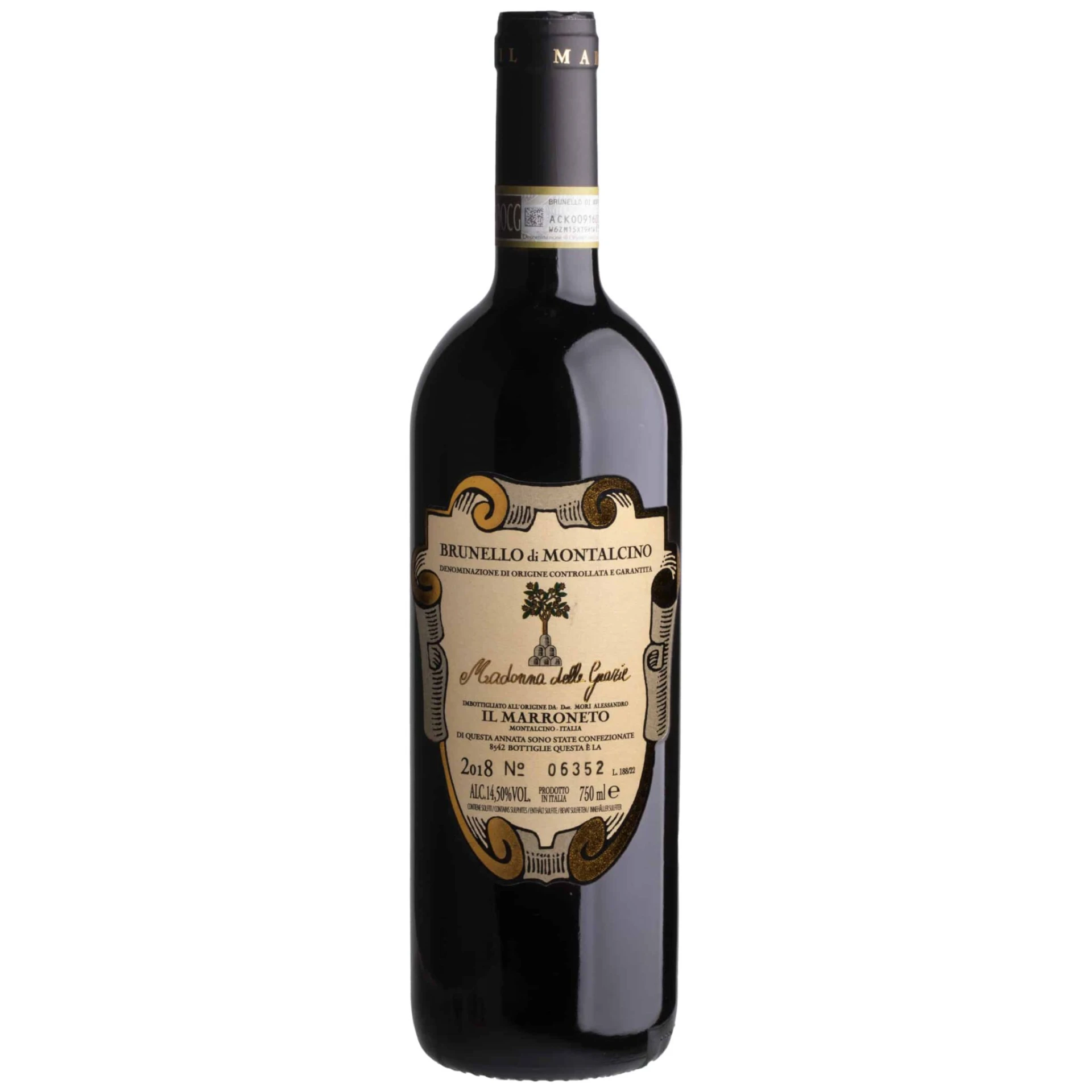 Marroneto Brunello di Montalcino Selezione Madonna delle Grazie 2019