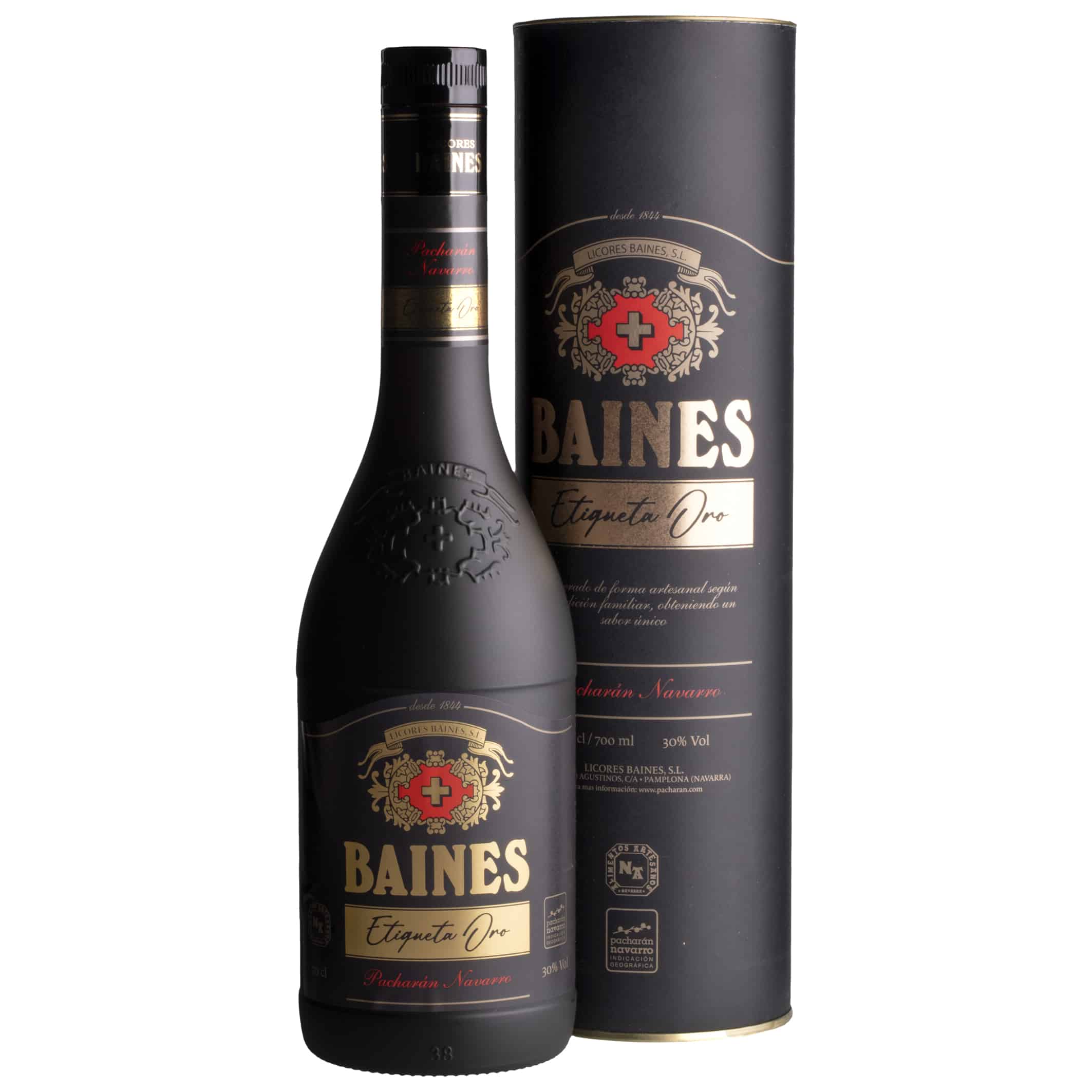 Licor Pacharán Baines Etiqueta Oro 30%