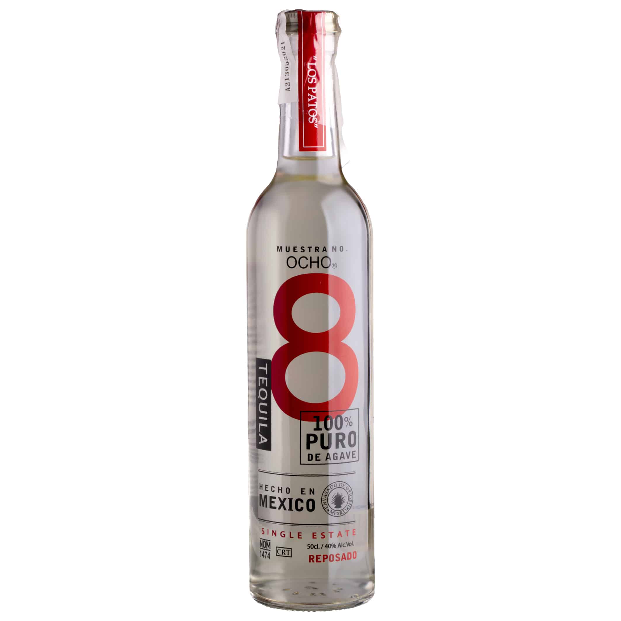 Tequila 8 Ocho Reposado 50cl 40%