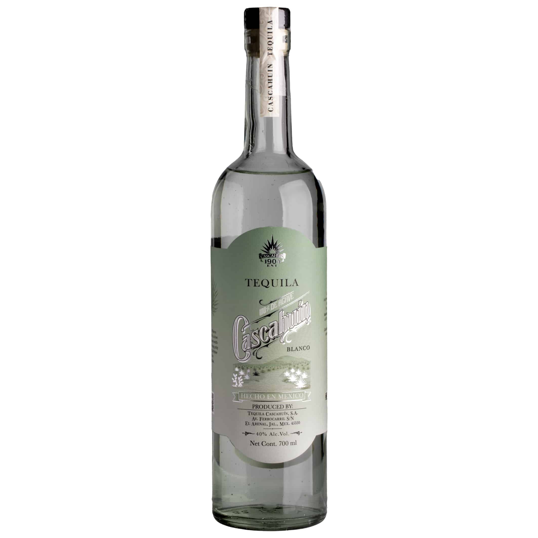 Tequila Cascahuín Blanco 40%