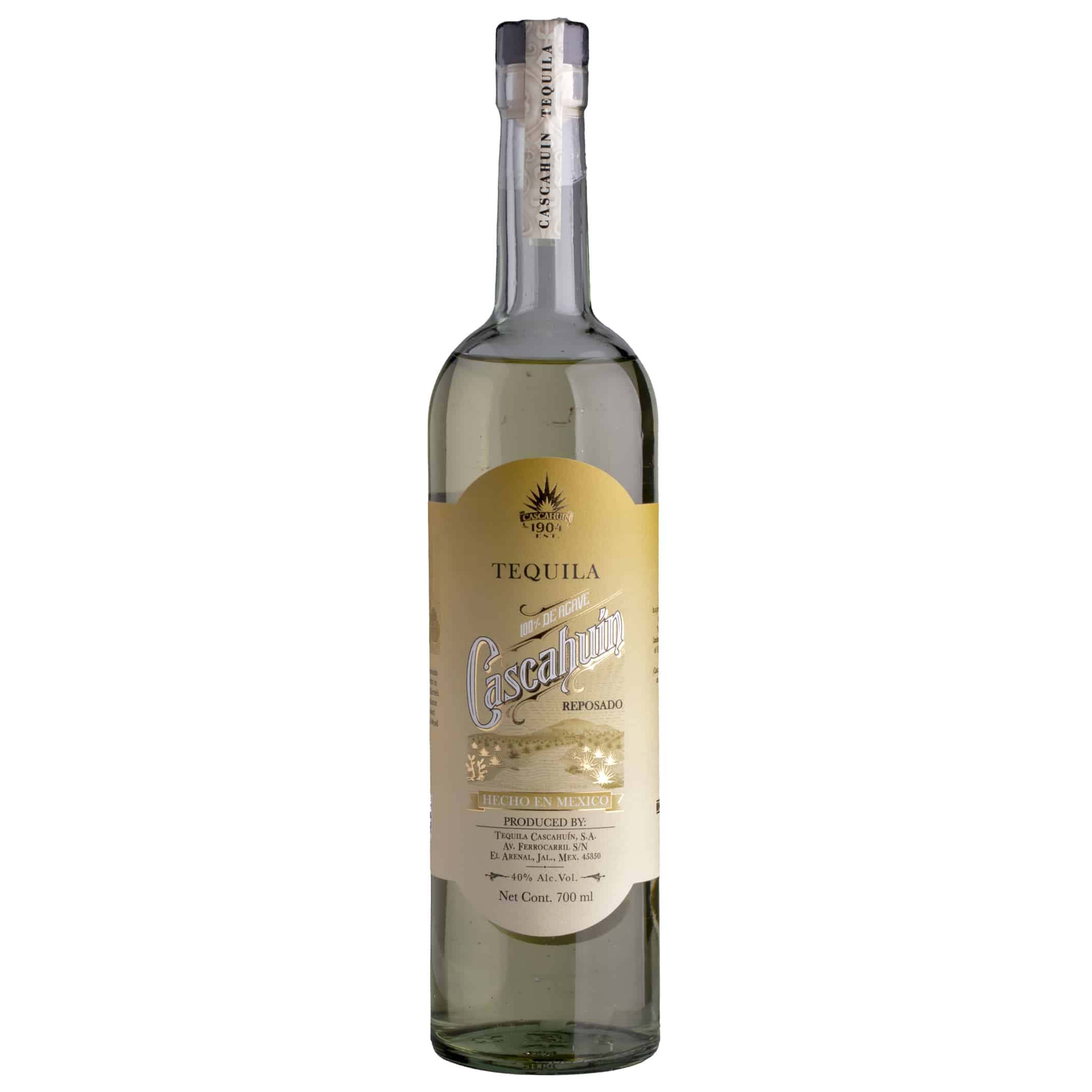 Tequila Cascahuín Reposado 40%