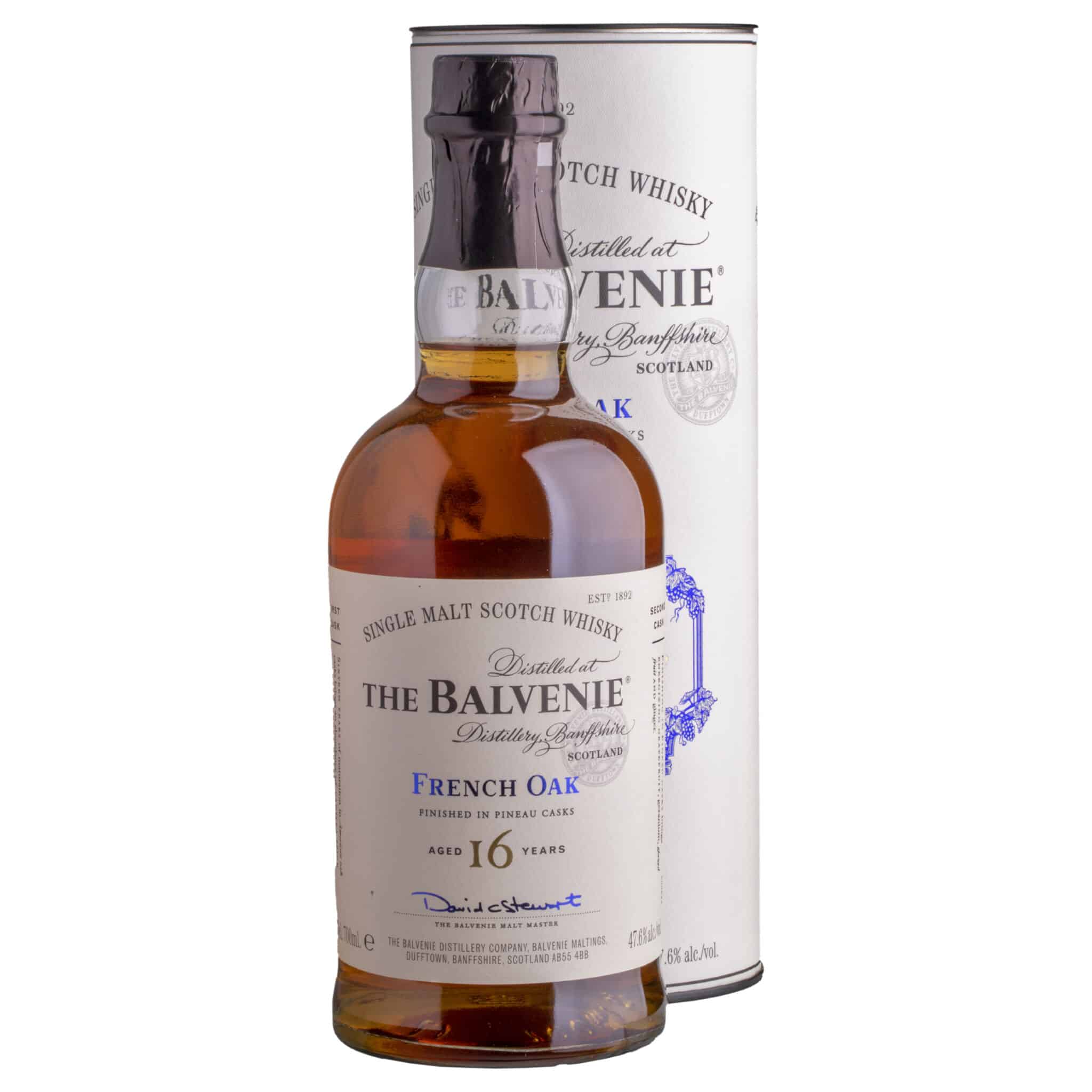 Whisky The Balvenie 16 YO French Oak Finished In Pineau Casks Speyside Single Malt 47,6%