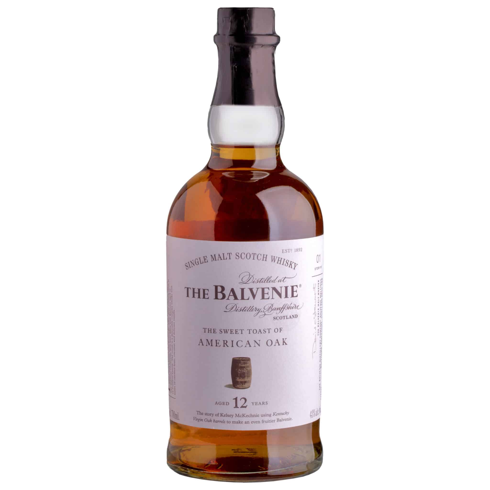 Whisky The Balvenie 12 YO The Sweet Toast of American Oak Speyside Single Malt 43%