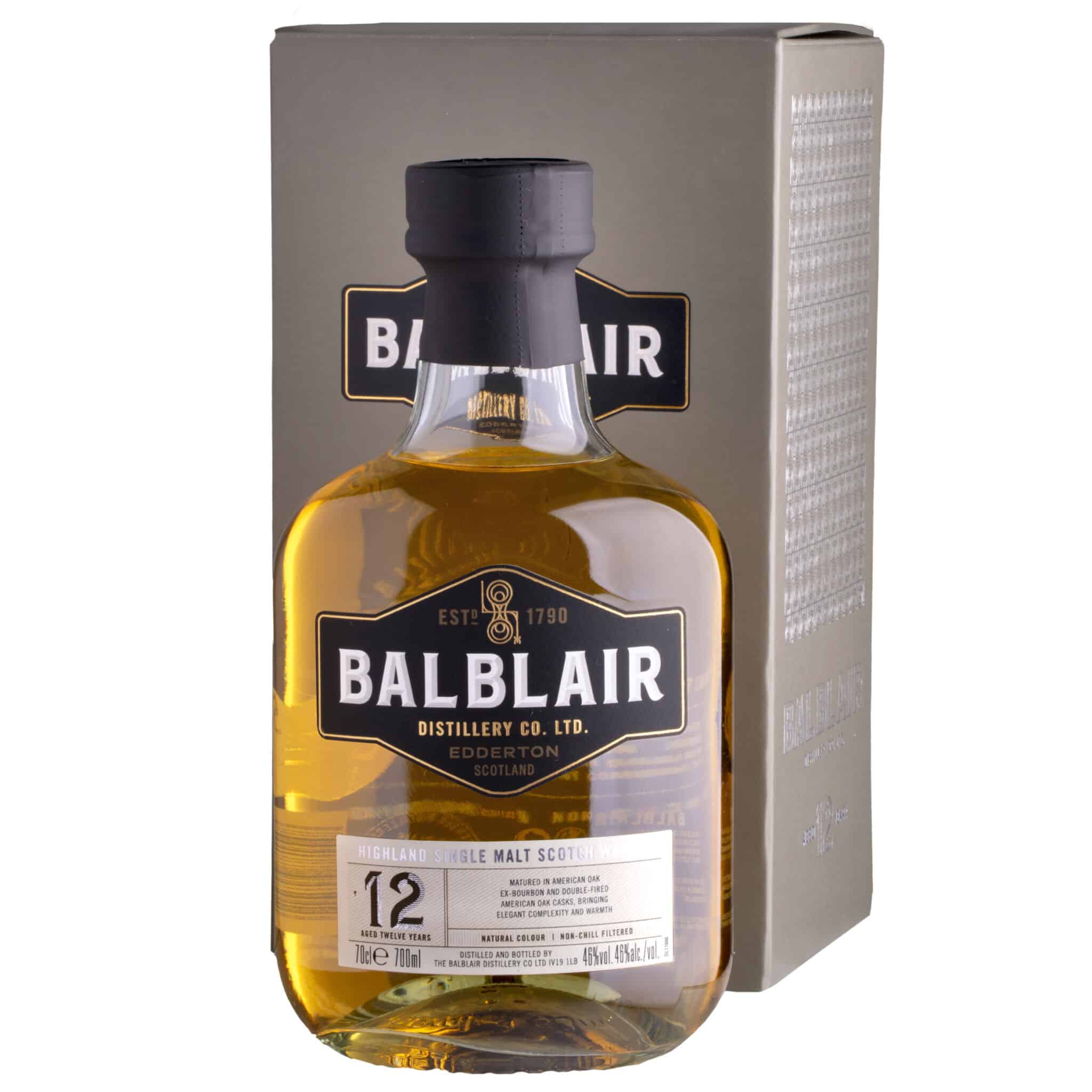 Whisky Balblair 12 YO Higland Single Malt 46%