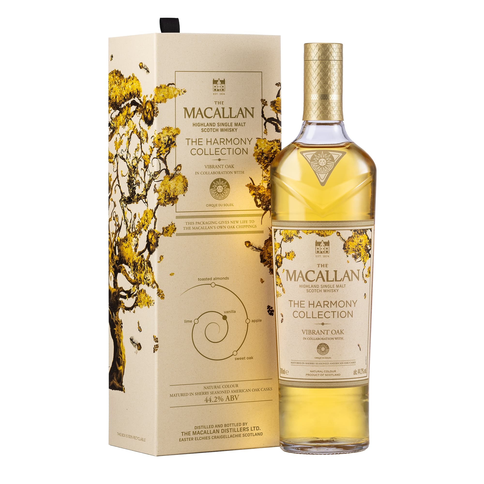 Whisky The Macallan Vibrant Oak Cirque Du Soleil The Harmony Colletion 44.2%