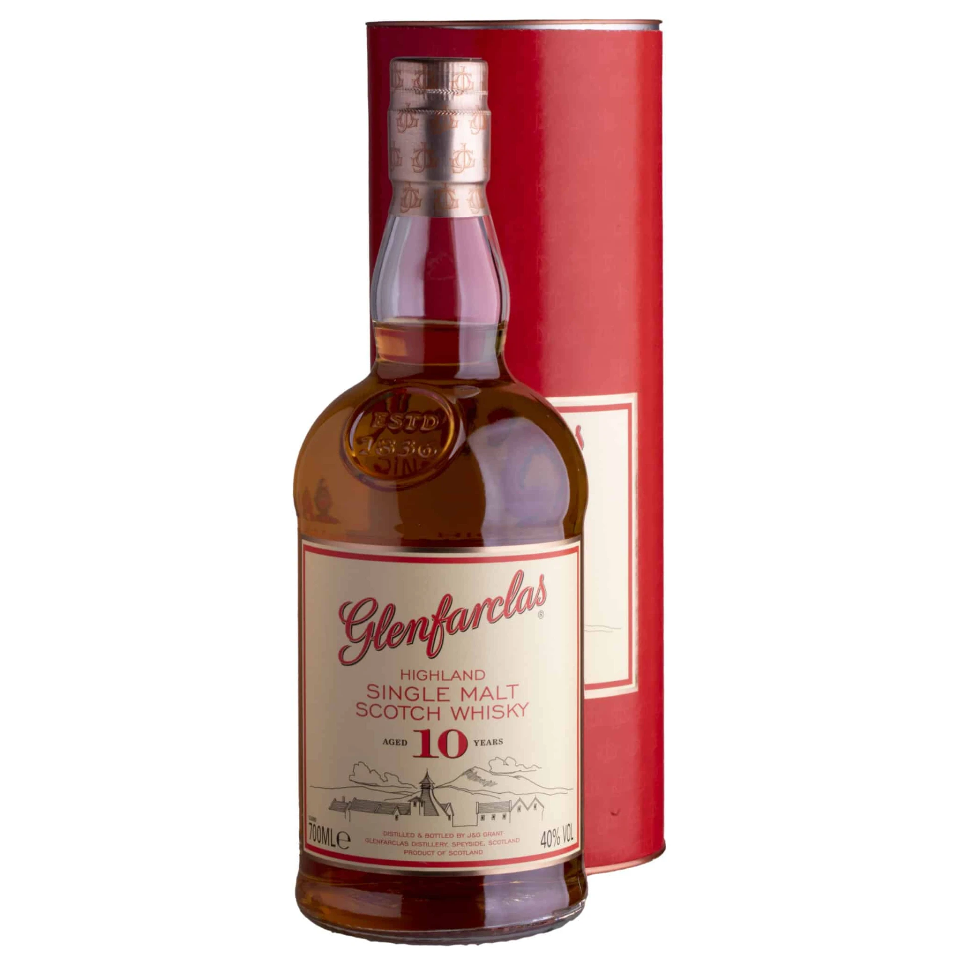Whisky Glenfarclas 10 YO Highland Single Malt 40%