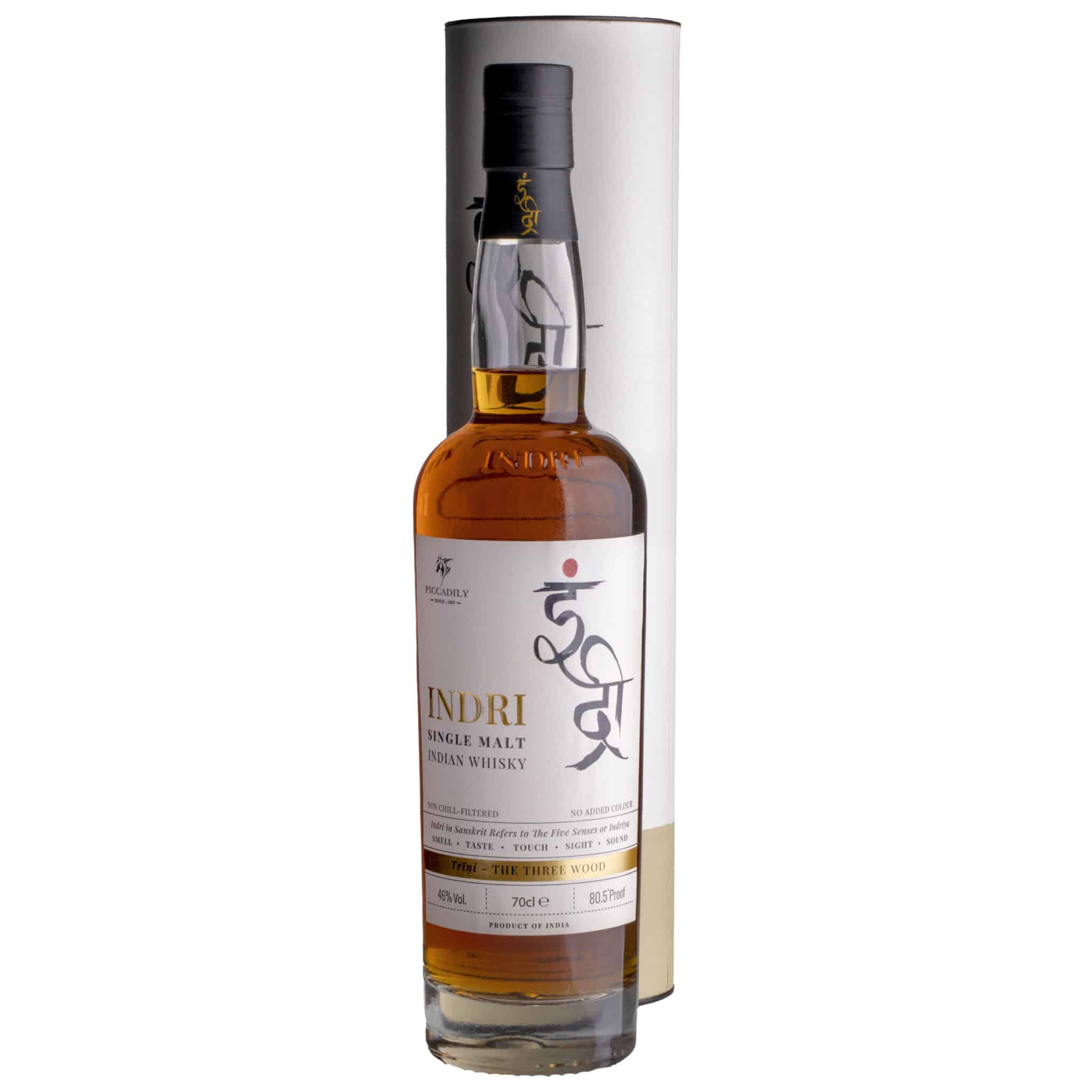 Whisky Indri Trini The three Wood Indian Single Malt 46%