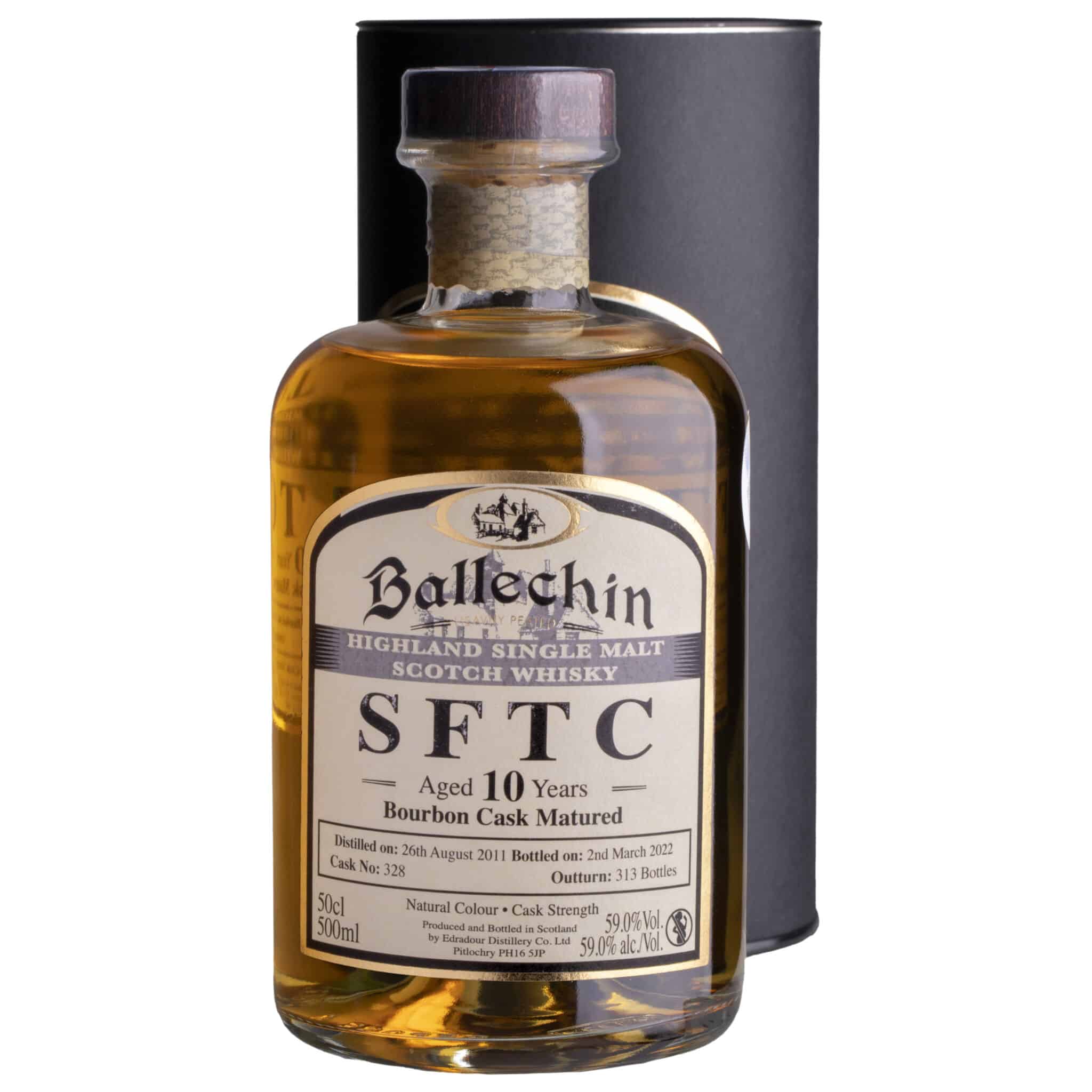 Whisky Ballechin 10 YO 2011 SFTC Bourbon Cask Highland Single Malt 59%