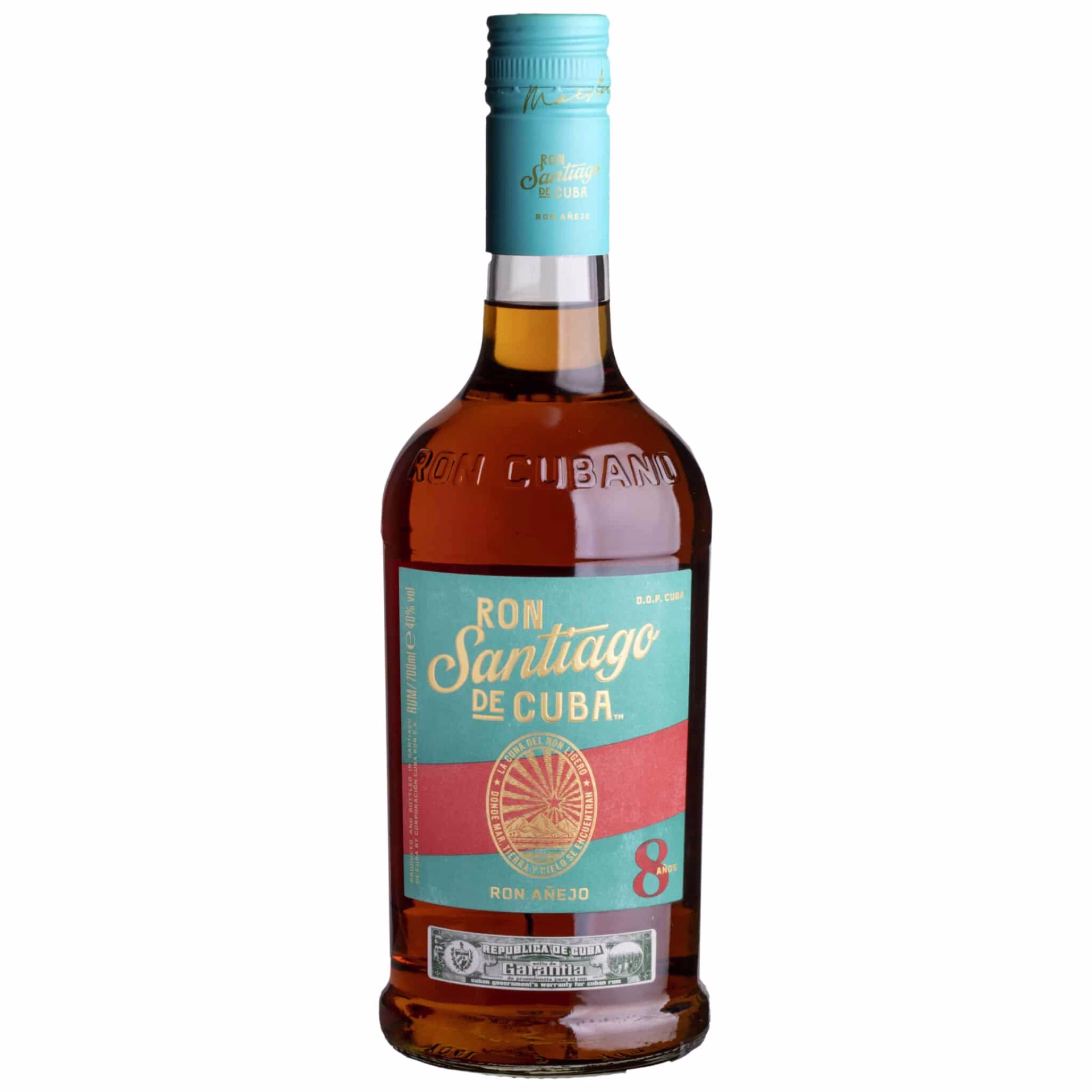 Ron Santiago de Cuba 8 YO Añejo 40%