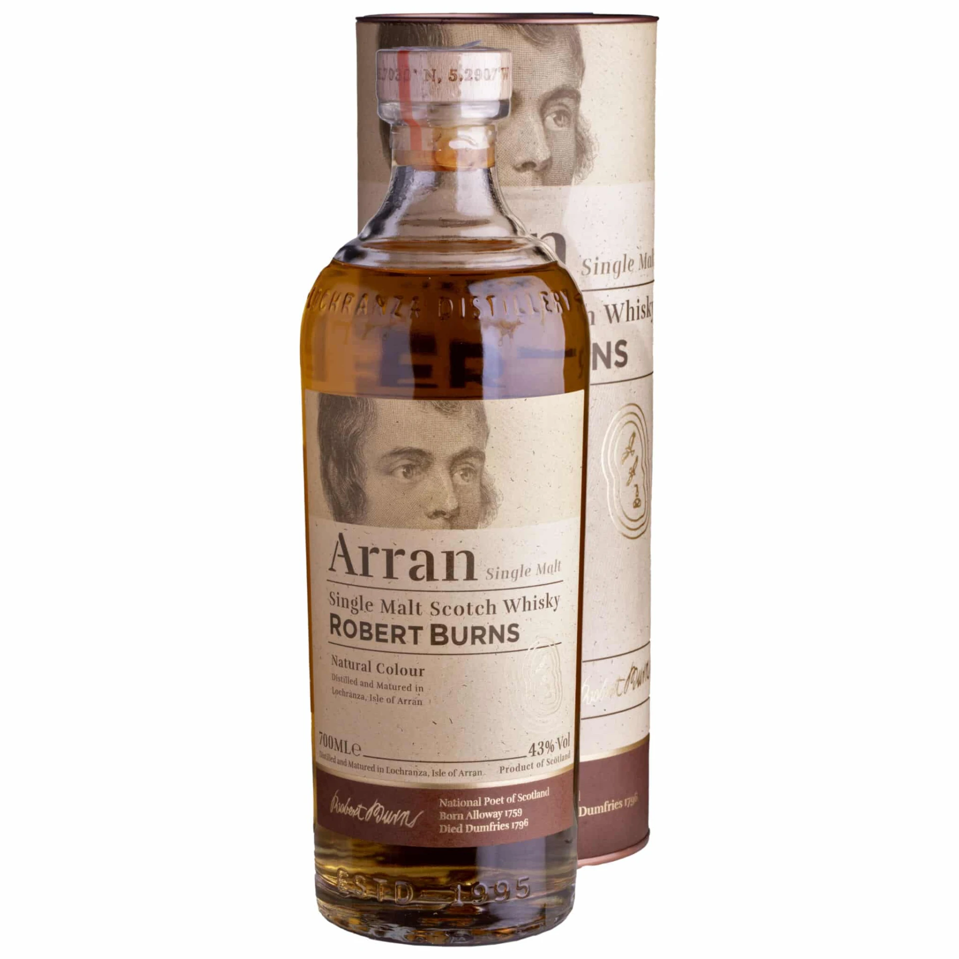 whisky Arran Robert Burns 43%