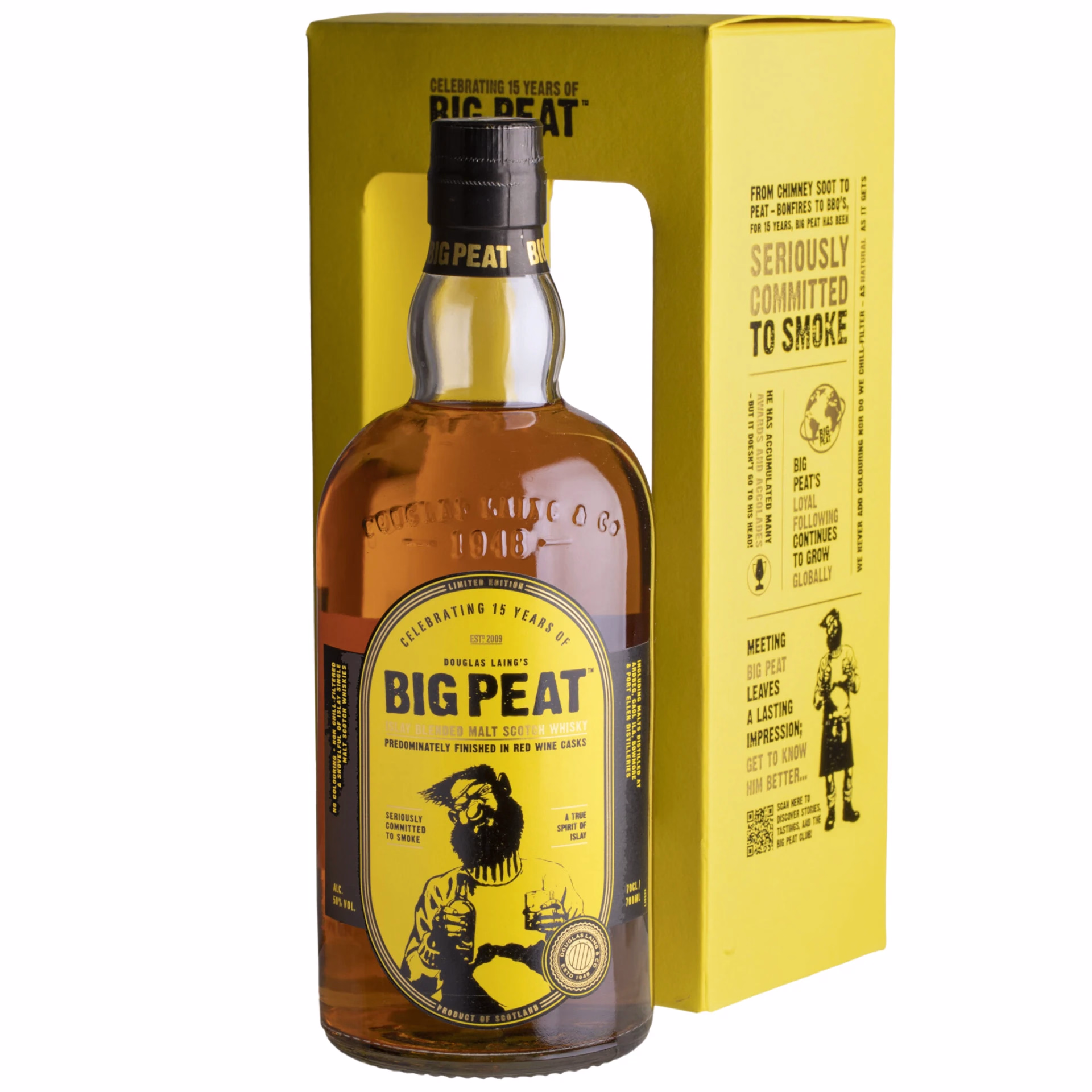 Whisky Big Peat 15 Anniversary+Tubo Islay 50% 9 Whisky Big Peat 15 Anniversary+Tubo Islay 50%