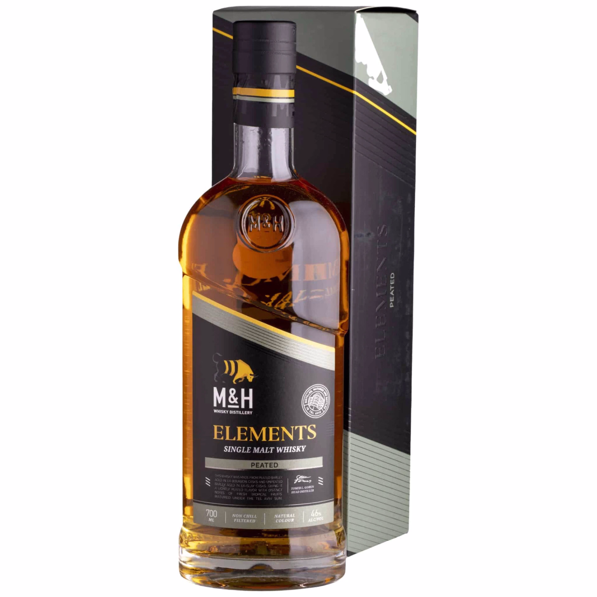 Whisky M&H Elements Peated 46%