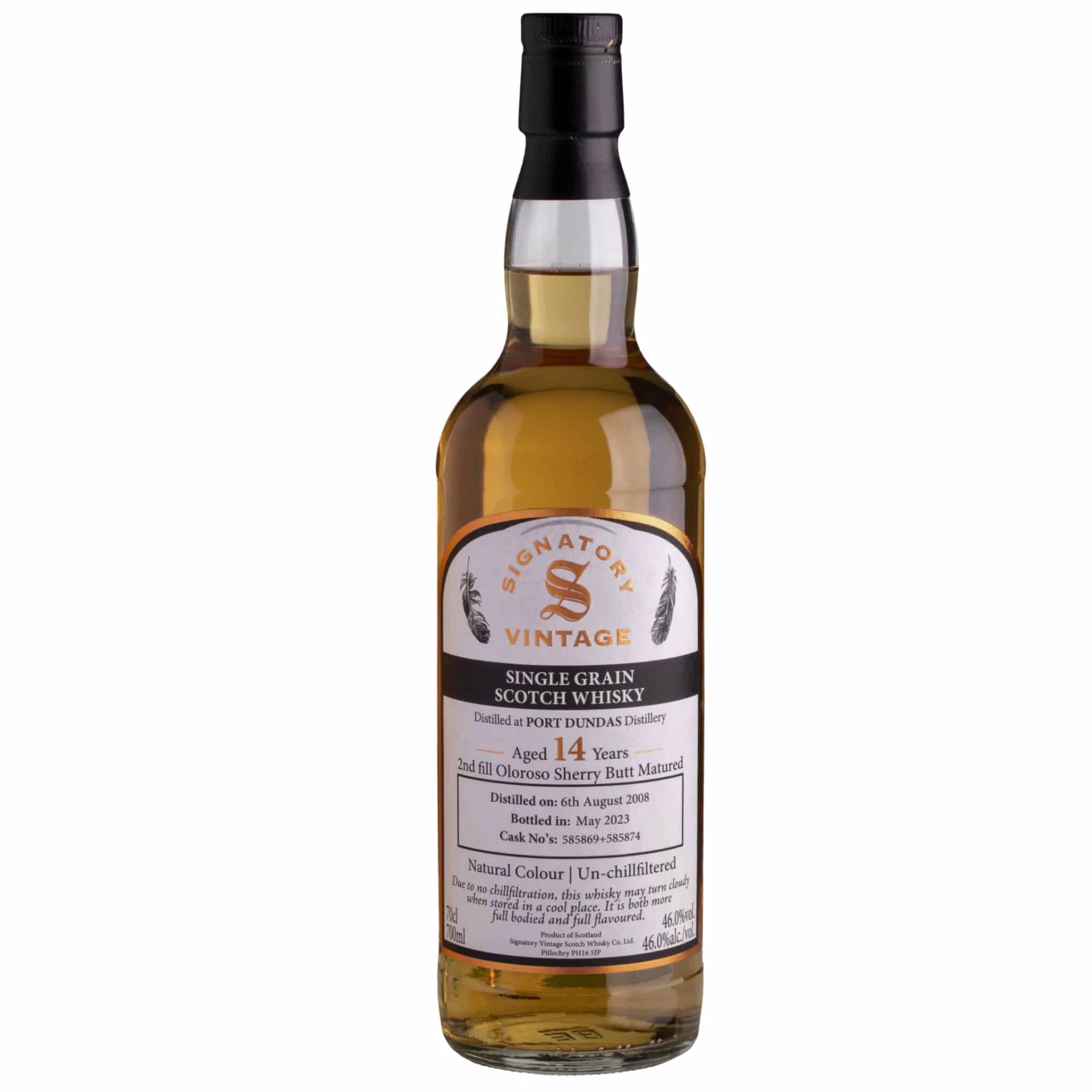 Whisky Port Dundas Signatory Grain 14YO 46% 19 Whisky Port Dundas Signatory Grain 14YO 46%