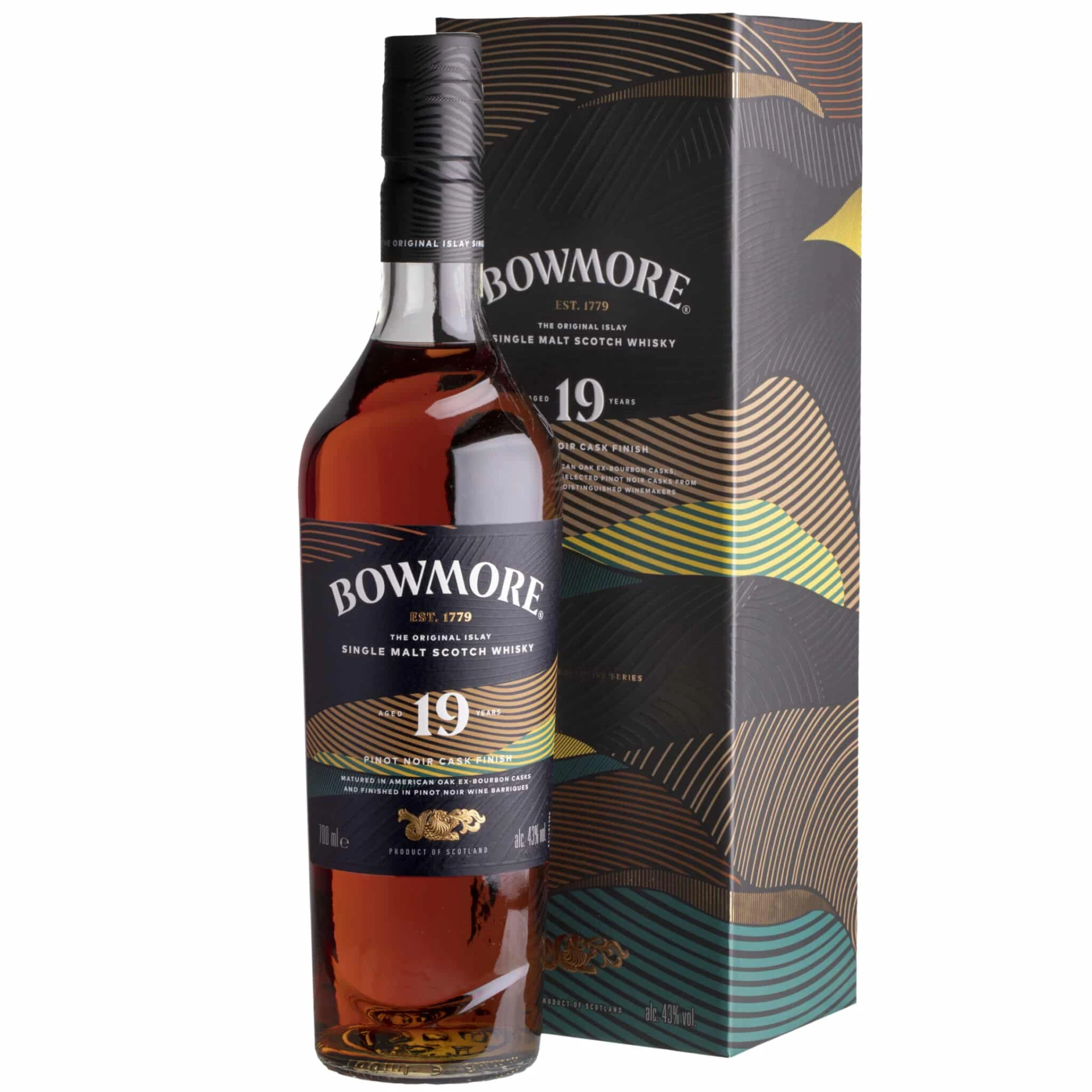 Whisky Bowmore 19YO Islay Single Malt 43%