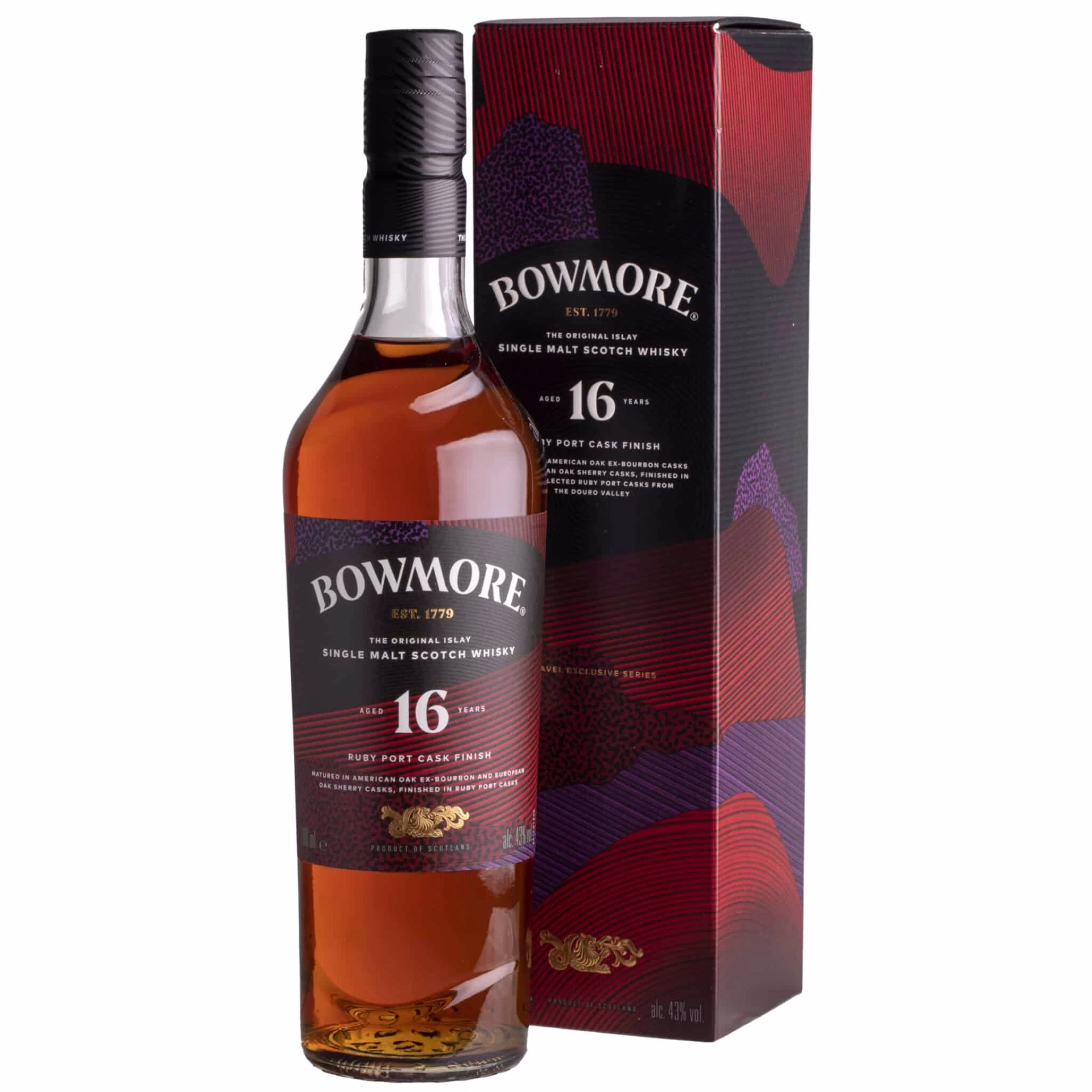 Whisky Bowmore 16YO Islay Single Malt 43% 3 Whisky Bowmore 16YO Islay Single Malt 43%