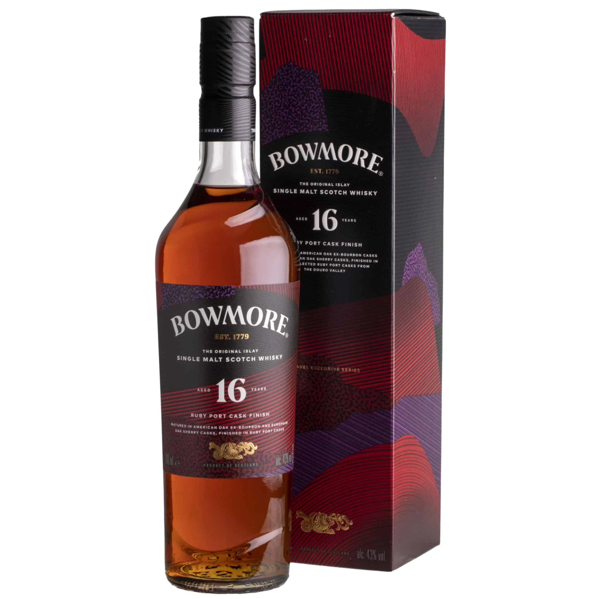 Whisky Bowmore 16YO Islay Single Malt 43%