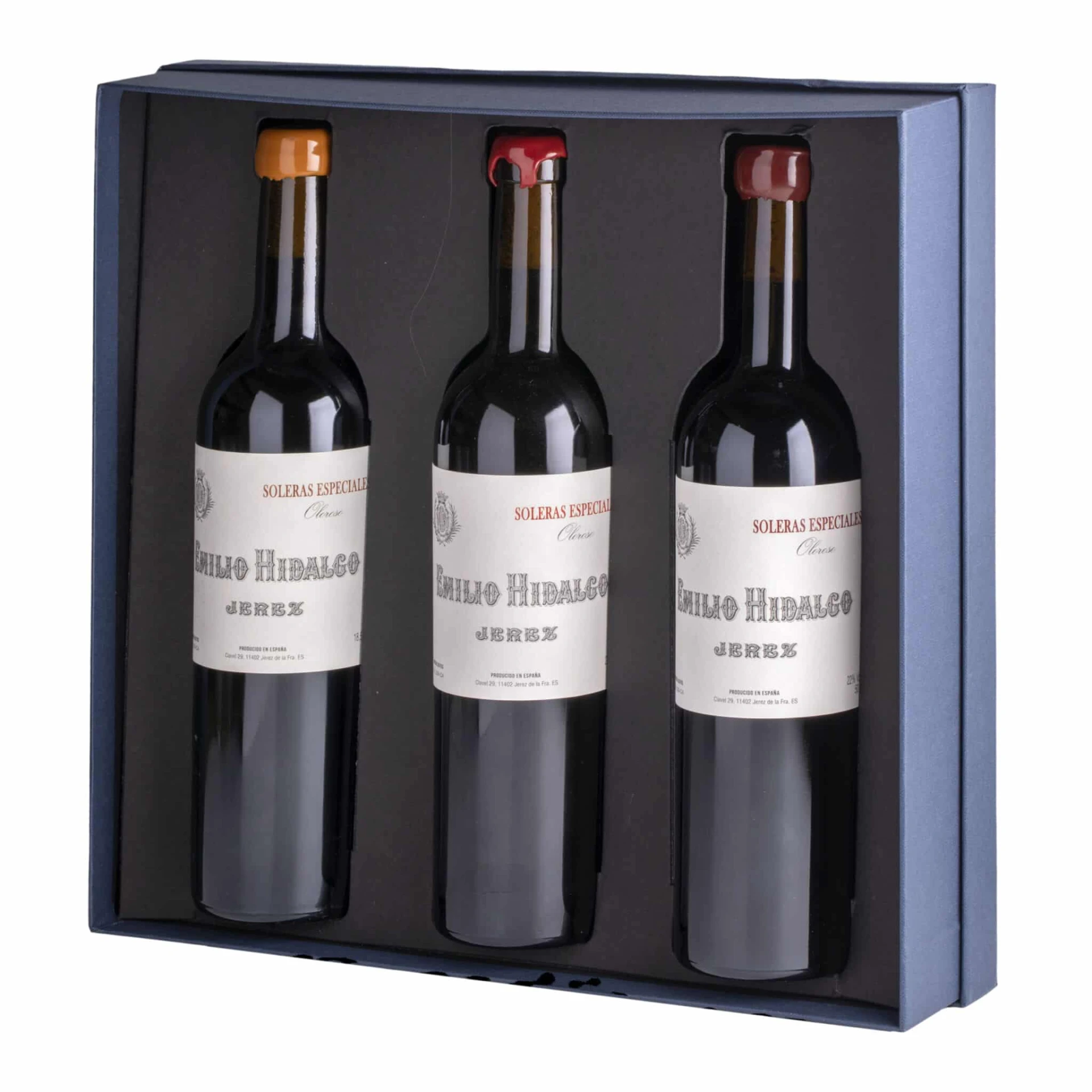 Hidalgo Oloroso Soleras Especiales pack 3 botellas