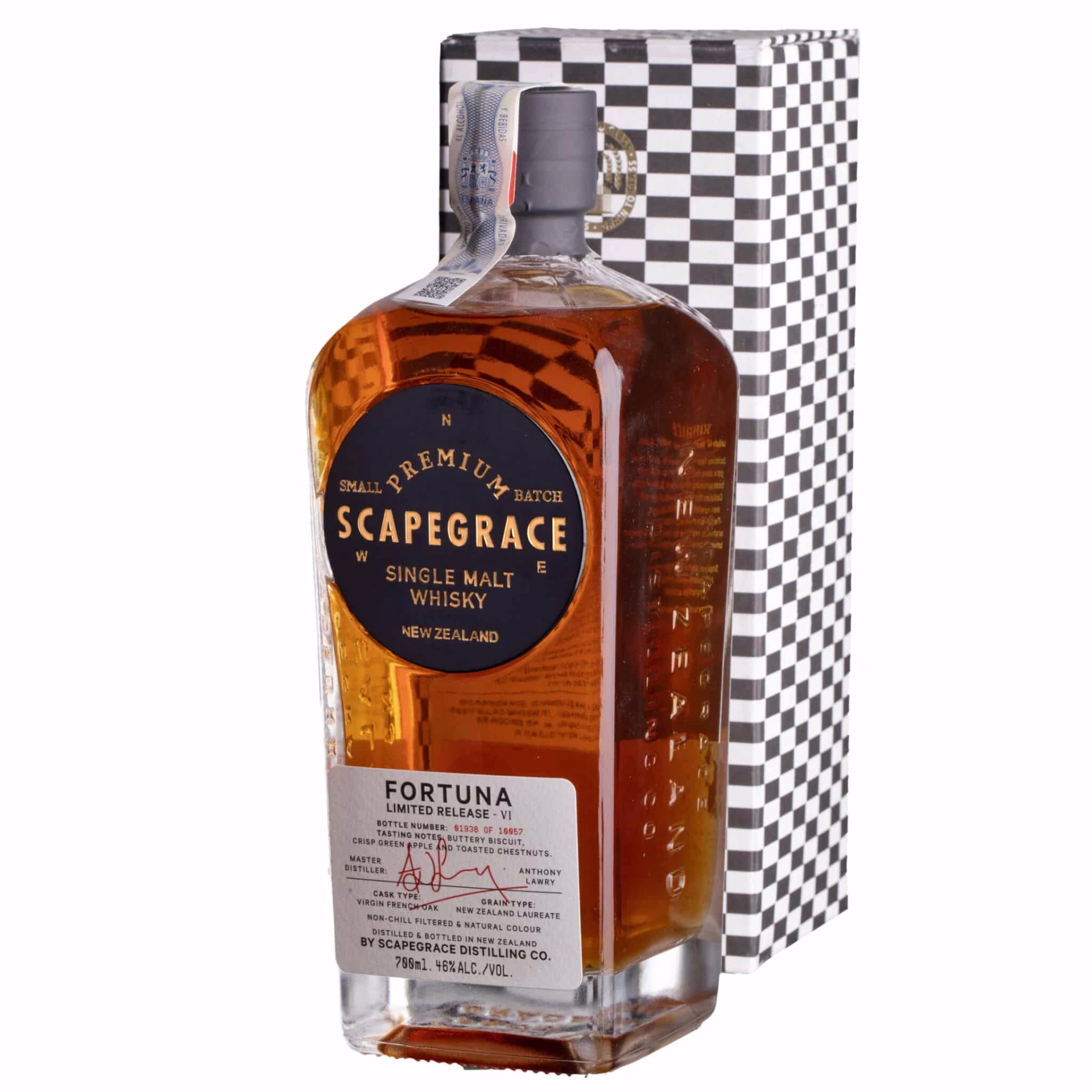 Whisky Scapegrace Fortuna VI New Zealand Whisky 46% 11 Whisky Scapegrace Fortuna VI New Zealand Whisky 46%