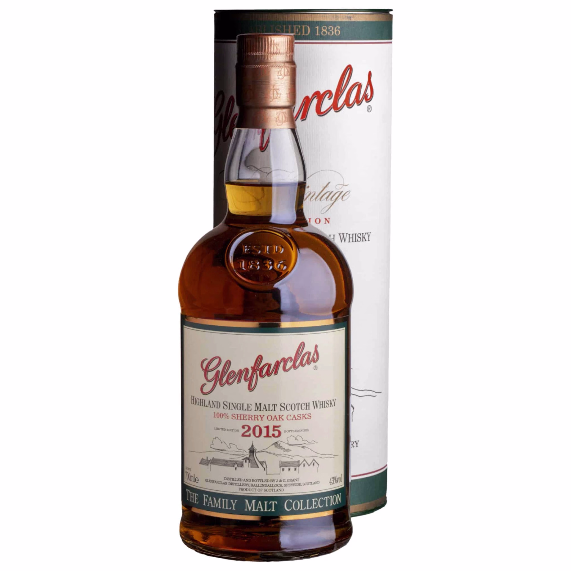 Whisky Glenfarclas 2015 The Vintage 43%