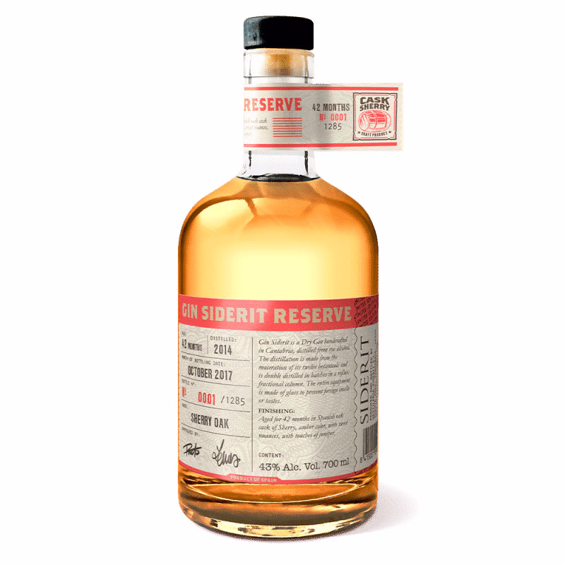 Ginebra Siderit Reserve Sherry Cask 43% 179 Ginebra Siderit Reserve Sherry Cask 43%